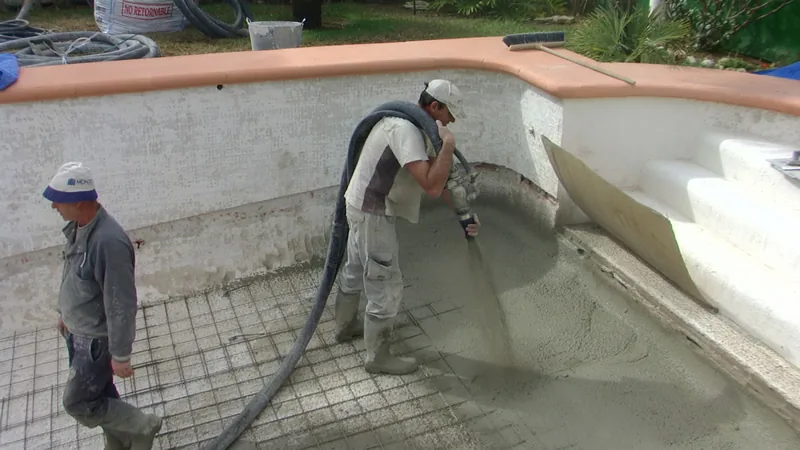 Gunitado de piscinas